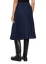 Back View - Click To Enlarge - BONBOM - Y-Line Buckle Insert Pleated Skirt