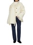 Figure View - Click To Enlarge - TOTEME - Fringed Scarf Jacket