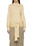 Main View - Click To Enlarge - TOTEME - Double Sleeve Turtleneck Wool Silk Top