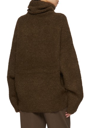 Back View - Click To Enlarge - TOTEME - Bouclé Turtleneck Sweater