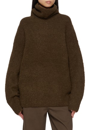 Main View - Click To Enlarge - TOTEME - Bouclé Turtleneck Sweater