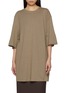 Main View - Click To Enlarge - TOTEME - Relaxed T-Shirt Cotton Cashmere Dress