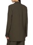 Back View - Click To Enlarge - TOTEME - Elongated Double Breasted Blazer