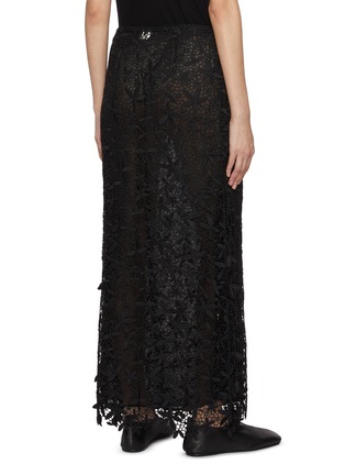 Back View - Click To Enlarge - TOTEME - Guipure Lace Maxi Skirt