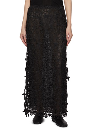 Main View - Click To Enlarge - TOTEME - Guipure Lace Maxi Skirt