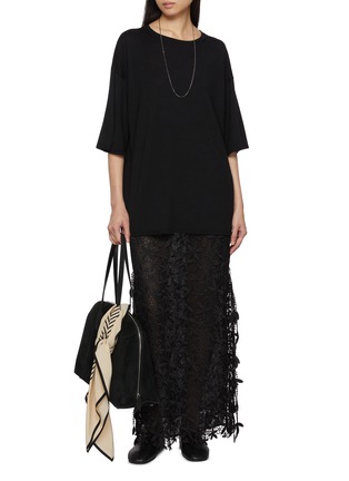 Figure View - Click To Enlarge - TOTEME - Guipure Lace Maxi Skirt