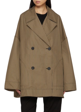 Main View - Click To Enlarge - TOTEME - Oversized Herringbone Cotton Jacket