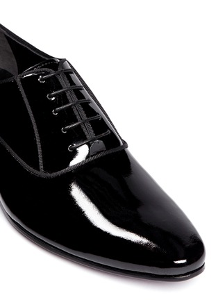 Detail View - Click To Enlarge - ARTIGIANO - Patent leather Oxfords
