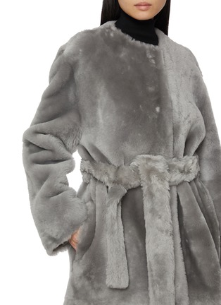  - TOTEME - Belted Shearling Jacket
