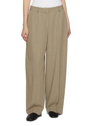 Main View - Click To Enlarge - TOTEME - Wide Leg Fluid Pants