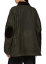 Back View - Click To Enlarge - TOTEME - Corduroy Collar Elbow Patch Cotton Country Jacket