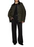 Figure View - Click To Enlarge - TOTEME - Corduroy Collar Elbow Patch Cotton Country Jacket