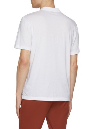 Back View - Click To Enlarge - JAMES PERSE - Lotus Cotton Jersey Polo Shirt