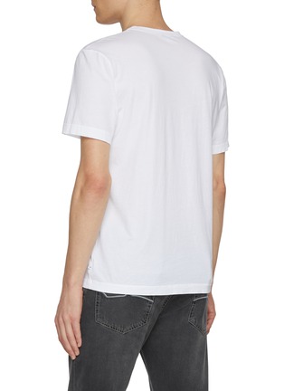Back View - Click To Enlarge - JAMES PERSE - Lightweight Cotton Jersey Pocket Crewneck T-Shirt