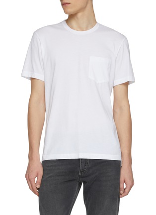 Main View - Click To Enlarge - JAMES PERSE - Lightweight Cotton Jersey Pocket Crewneck T-Shirt