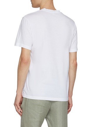 Back View - Click To Enlarge - JAMES PERSE - Lightweight Cotton Jersey V-Neck T-shirt