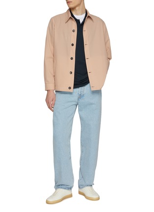 Figure View - Click To Enlarge - JAMES PERSE - Lotus Cotton Jersey Polo Shirt