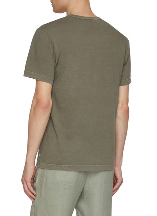 Back View - Click To Enlarge - JAMES PERSE - Lightweight Cotton Jersey Pocket Crewneck T-Shirt