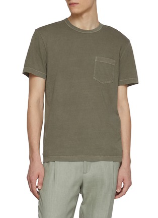 Main View - Click To Enlarge - JAMES PERSE - Lightweight Cotton Jersey Pocket Crewneck T-Shirt