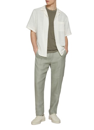 Figure View - Click To Enlarge - JAMES PERSE - Lightweight Cotton Jersey Pocket Crewneck T-Shirt