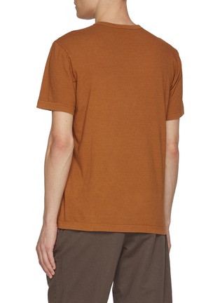Back View - Click To Enlarge - JAMES PERSE - Lightweight Cotton Jersey Pocket Crewneck T-Shirt