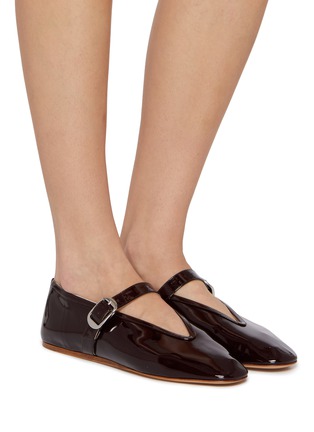 Figure View - Click To Enlarge - LE MONDE BERYL - Stella Leather Patent Leather Mary Jane Flats