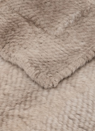 Detail View - Click To Enlarge - SYMÉTRIE - Mink Knit Fur Stole