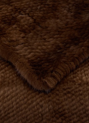 Detail View - Click To Enlarge - SYMÉTRIE - Mink Knit Fur Stole
