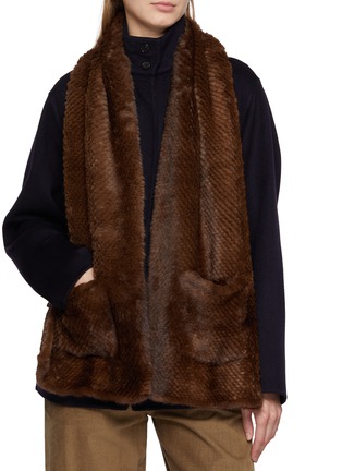 Figure View - Click To Enlarge - SYMÉTRIE - Mink Knit Fur Stole