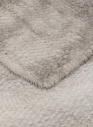 Detail View - Click To Enlarge - SYMÉTRIE - Mink Knit Fur Stole