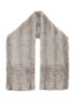SYMÉTRIE Mink Knit Fur Stole