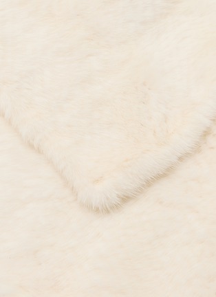Detail View - Click To Enlarge - SYMÉTRIE - Mink Fur Knit Stole