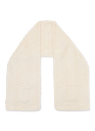 Main View - Click To Enlarge Main View - Click To Enlarge - SYMÉTRIE - Mink Fur Knit Stole