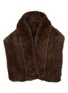 SYMÉTRIE Mink Fur Knit Cape