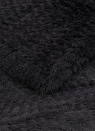 Detail View - Click To Enlarge - SYMÉTRIE - Mink Knit Fur Muffler Scarf