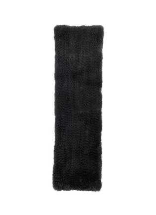 Main View - Click To Enlarge Main View - Click To Enlarge - SYMÉTRIE - Mink Knit Fur Muffler Scarf