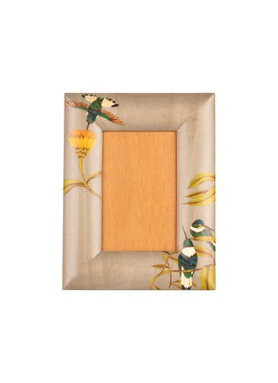 Main View - Click To Enlarge - SILVIA FURMANOVICH - Marquetry Hummingbird Photo Frame