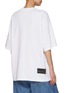 Back View - Click To Enlarge - WE11DONE - Spiked Teddy Graphic Cotton T-Shirt