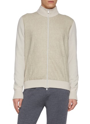 Main View - Click To Enlarge - EQUIL - Hybrid Wool Cashmere Blend Jacket