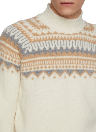  - EQUIL - Turtle Neck Pattern Sweater