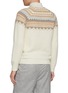 Back View - Click To Enlarge - EQUIL - Turtle Neck Pattern Sweater
