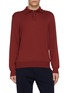 EQUIL Long Sleeve Wool Knit Polo Top