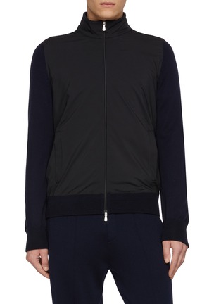 Main View - Click To Enlarge - EQUIL - Hybrid Nylon Wool Jacket