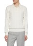 Main View - Click To Enlarge - EQUIL - Cable Knit Polo Shirt