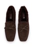 Detail View - Click To Enlarge - AEYDE - Jasper Suede Shearling Loafers