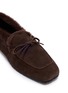 Detail View - Click To Enlarge - AEYDE - Jasper Suede Shearling Loafers