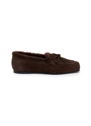 Main View - Click To Enlarge Main View - Click To Enlarge - AEYDE - Jasper Suede Shearling Loafers