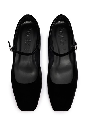 Detail View - Click To Enlarge - AEYDE - Uma Velvet Mary Jane Flats