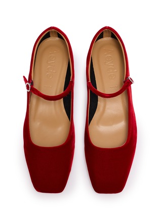 Detail View - Click To Enlarge - AEYDE - Uma Velvet Mary Jane Flats