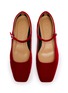 Detail View - Click To Enlarge - AEYDE - Uma Velvet Mary Jane Flats